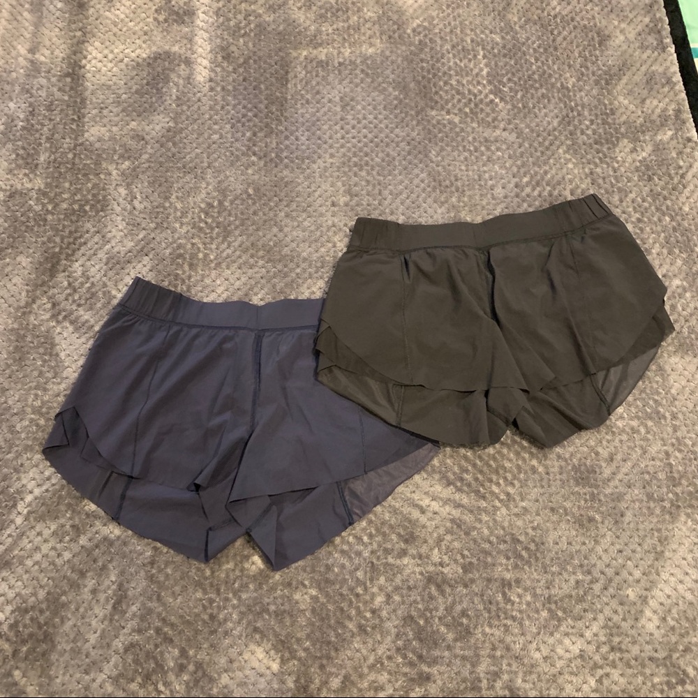 Set of lululemon shorts.
